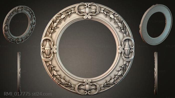 Рамы декоративные, обрамления (RMI_017775) 3D модель для ЧПУ станка
