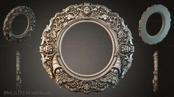 Рамы декоративные, обрамления (RMI_019174) 3D модель для ЧПУ станка