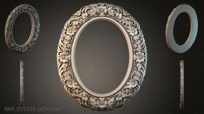 Рамы декоративные, обрамления (RMI_019218) 3D модель для ЧПУ станка