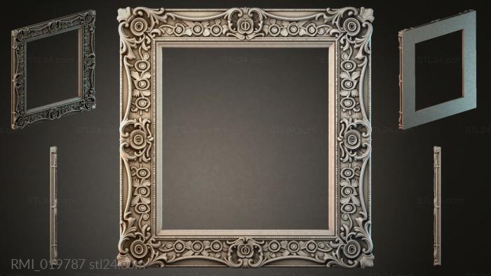 Рамы декоративные, обрамления (RMI_019787) 3D модель для ЧПУ станка