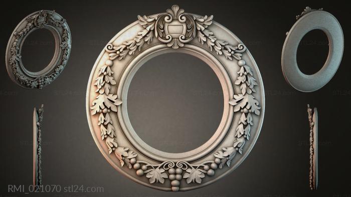 Рамы декоративные, обрамления (RMI_021070) 3D модель для ЧПУ станка