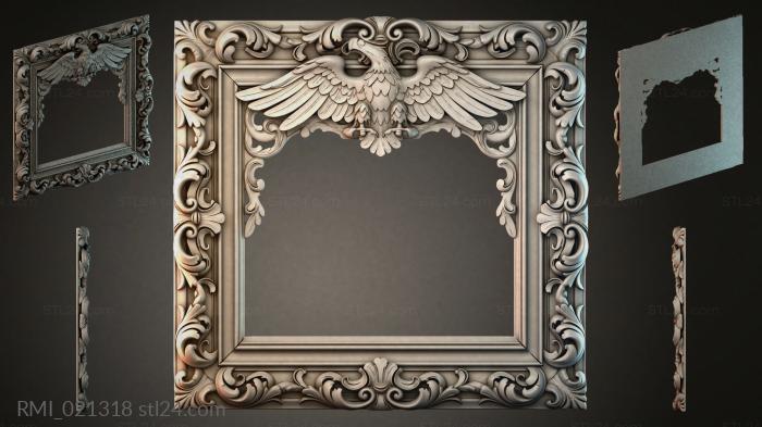 Рамы декоративные, обрамления (RMI_021318) 3D модель для ЧПУ станка