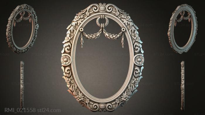 Рамы декоративные, обрамления (RMI_021558) 3D модель для ЧПУ станка