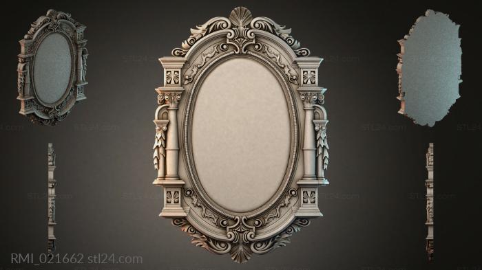 Рамы декоративные, обрамления (RMI_021662) 3D модель для ЧПУ станка