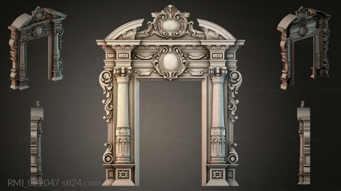 Рамы декоративные, обрамления (RMI_022047) 3D модель для ЧПУ станка