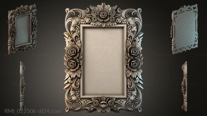 Рамы декоративные, обрамления (RMI_022506) 3D модель для ЧПУ станка