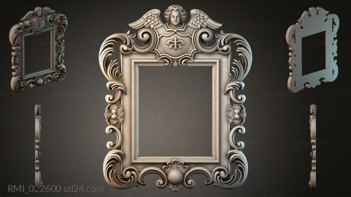 Рамы декоративные, обрамления (RMI_022600) 3D модель для ЧПУ станка