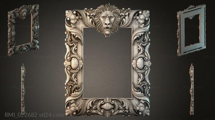 Рамы декоративные, обрамления (RMI_022682) 3D модель для ЧПУ станка