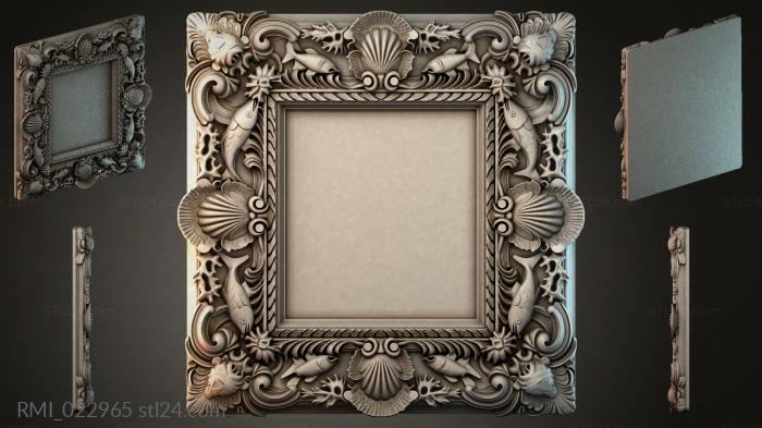 Рамы декоративные, обрамления (RMI_022965) 3D модель для ЧПУ станка