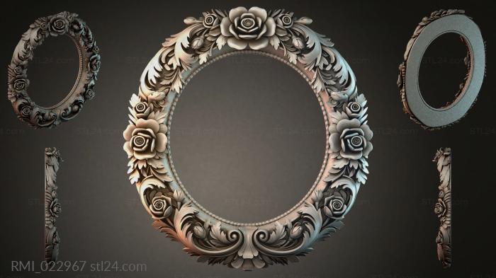 Рамы декоративные, обрамления (RMI_022967) 3D модель для ЧПУ станка
