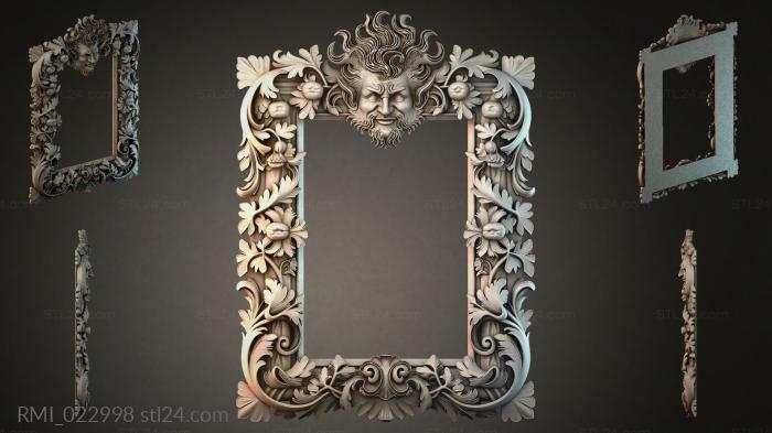 Рамы декоративные, обрамления (RMI_022998) 3D модель для ЧПУ станка