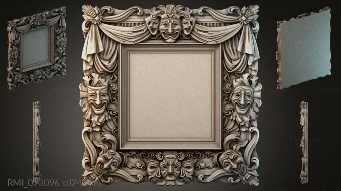 Рамы декоративные, обрамления (RMI_023096) 3D модель для ЧПУ станка