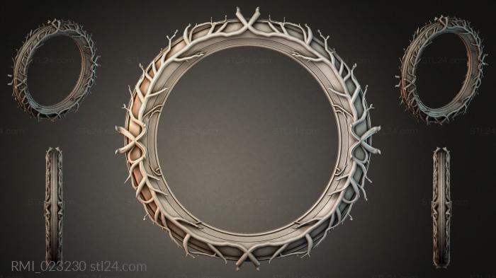 Рамы декоративные, обрамления (RMI_023230) 3D модель для ЧПУ станка