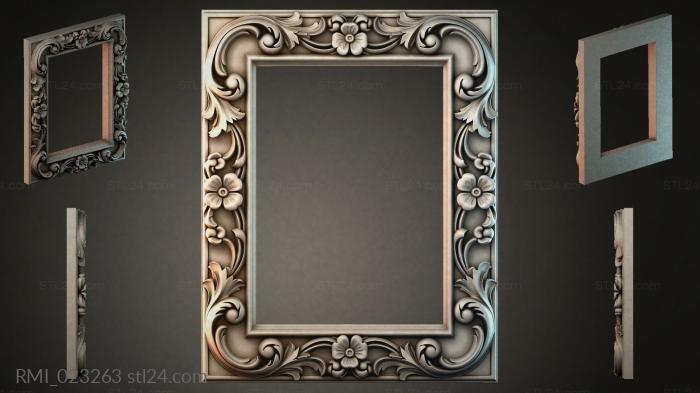 Рамы декоративные, обрамления (RMI_023263) 3D модель для ЧПУ станка