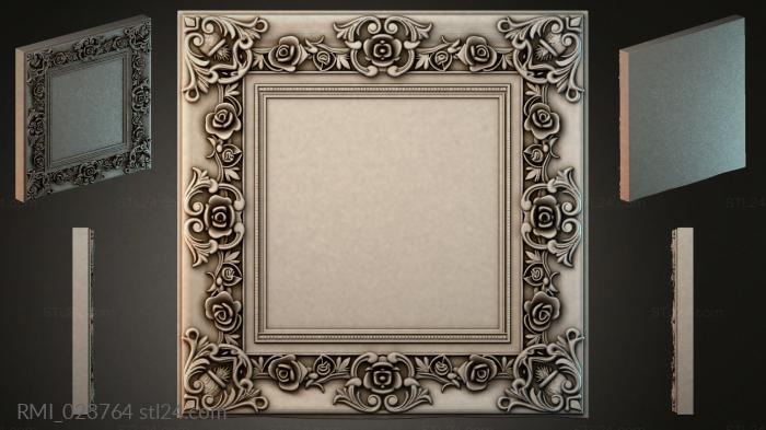 Рамы декоративные, обрамления (RMI_023764) 3D модель для ЧПУ станка