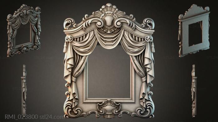 Рамы декоративные, обрамления (RMI_023800) 3D модель для ЧПУ станка