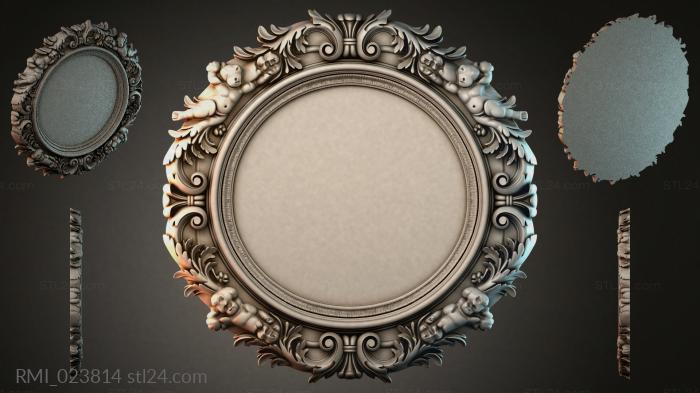 Рамы декоративные, обрамления (RMI_023814) 3D модель для ЧПУ станка