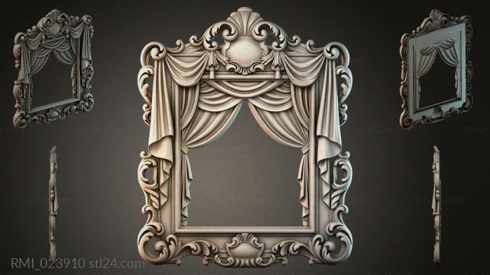 Рамы декоративные, обрамления (RMI_023910) 3D модель для ЧПУ станка