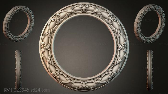 Рамы декоративные, обрамления (RMI_023945) 3D модель для ЧПУ станка