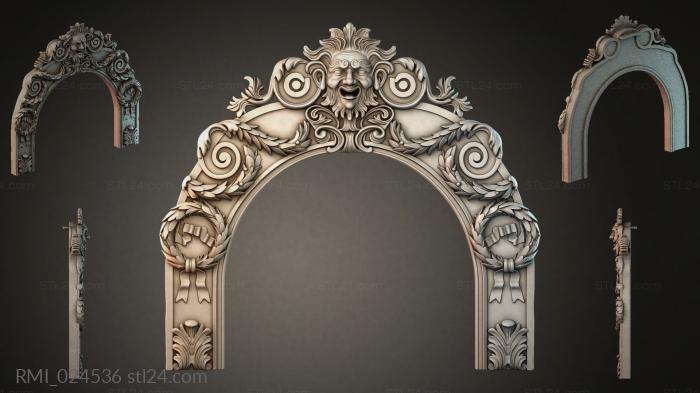 Рамы декоративные, обрамления (RMI_024536) 3D модель для ЧПУ станка