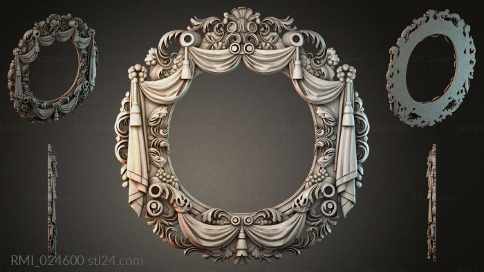 Рамы декоративные, обрамления (RMI_024600) 3D модель для ЧПУ станка