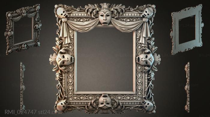 Рамы декоративные, обрамления (RMI_024747) 3D модель для ЧПУ станка
