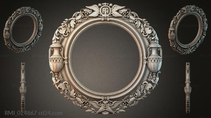 Рамы декоративные, обрамления (RMI_024867) 3D модель для ЧПУ станка