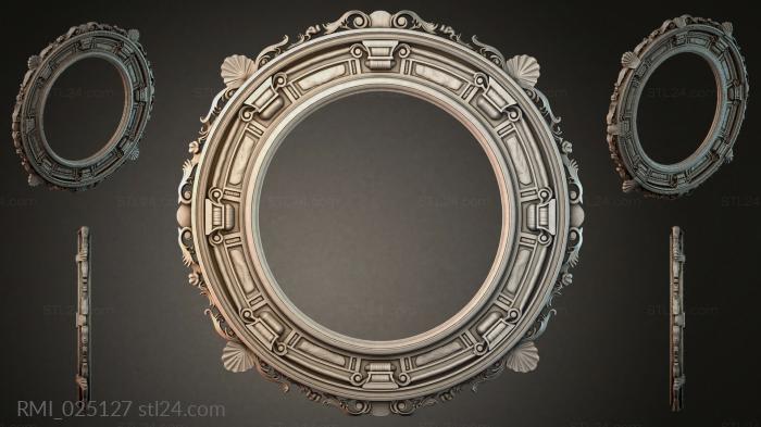 Рамы декоративные, обрамления (RMI_025127) 3D модель для ЧПУ станка