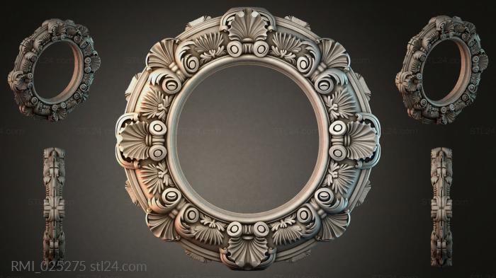 Рамы декоративные, обрамления (RMI_025275) 3D модель для ЧПУ станка