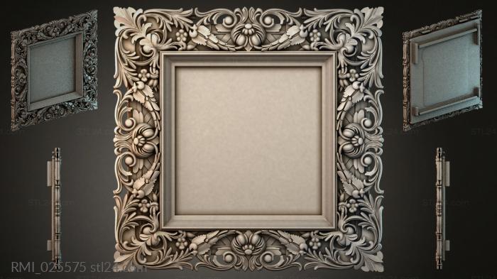 Рамы декоративные, обрамления (RMI_025575) 3D модель для ЧПУ станка