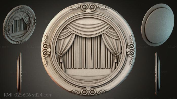 Рамы декоративные, обрамления (RMI_025606) 3D модель для ЧПУ станка