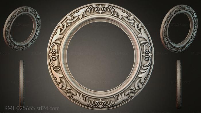 Рамы декоративные, обрамления (RMI_025655) 3D модель для ЧПУ станка