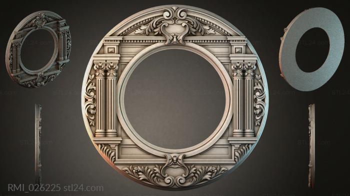 Рамы декоративные, обрамления (RMI_026225) 3D модель для ЧПУ станка