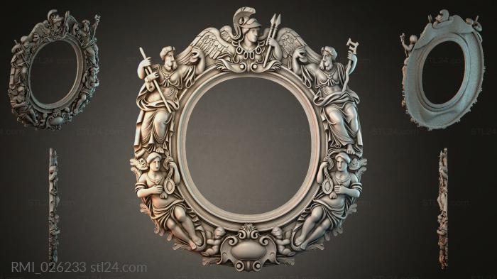 Рамы декоративные, обрамления (RMI_026233) 3D модель для ЧПУ станка
