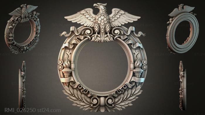 Рамы декоративные, обрамления (RMI_026250) 3D модель для ЧПУ станка