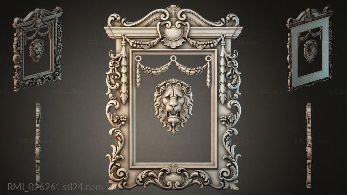 Рамы декоративные, обрамления (RMI_026261) 3D модель для ЧПУ станка