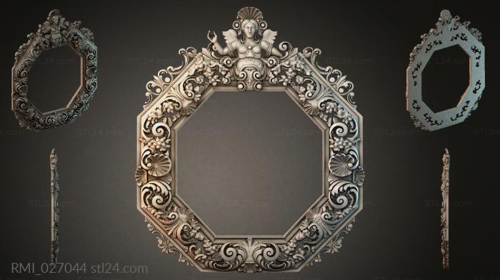 Рамы декоративные, обрамления (RMI_027044) 3D модель для ЧПУ станка