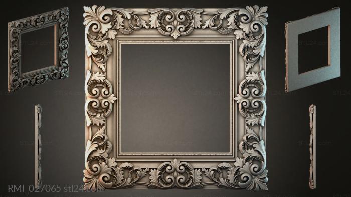 Рамы декоративные, обрамления (RMI_027065) 3D модель для ЧПУ станка