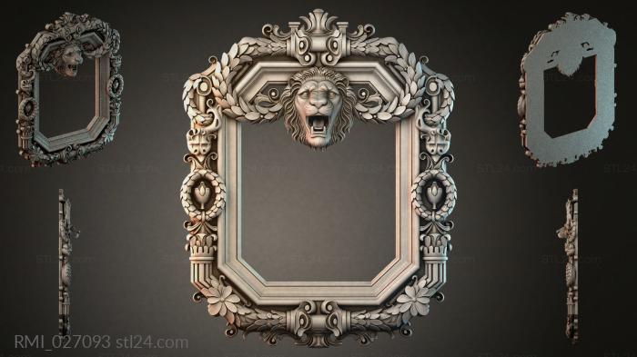 Рамы декоративные, обрамления (RMI_027093) 3D модель для ЧПУ станка
