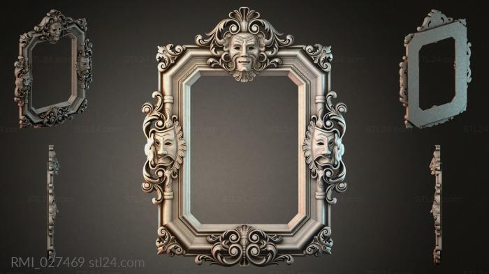 Рамы декоративные, обрамления (RMI_027469) 3D модель для ЧПУ станка