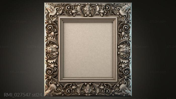 Рамы декоративные, обрамления (RMI_027547) 3D модель для ЧПУ станка
