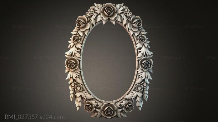 Рамы декоративные, обрамления (RMI_027557) 3D модель для ЧПУ станка