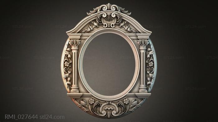 Рамы декоративные, обрамления (RMI_027644) 3D модель для ЧПУ станка