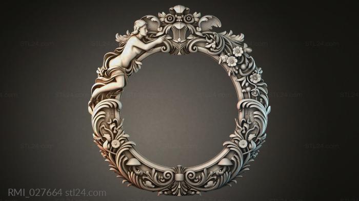 Рамы декоративные, обрамления (RMI_027664) 3D модель для ЧПУ станка
