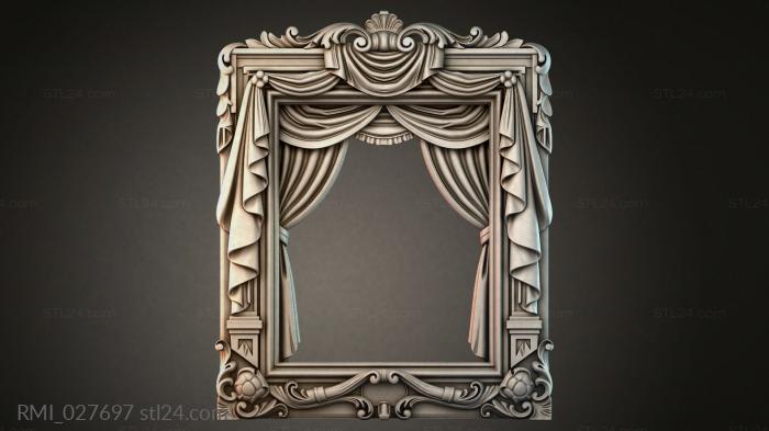 Рамы декоративные, обрамления (RMI_027697) 3D модель для ЧПУ станка