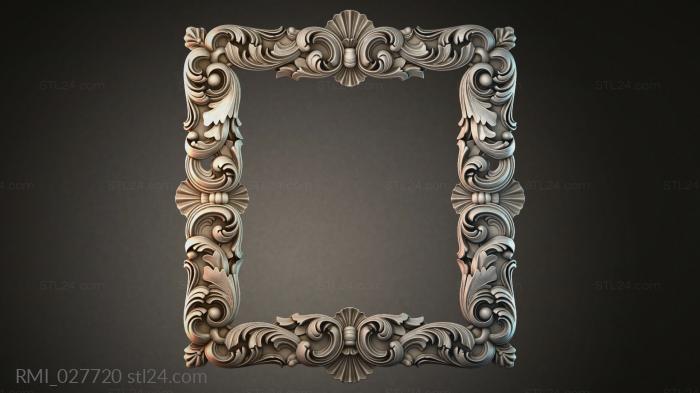 Рамы декоративные, обрамления (RMI_027720) 3D модель для ЧПУ станка