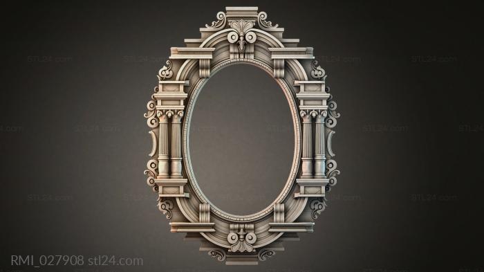 Рамы декоративные, обрамления (RMI_027908) 3D модель для ЧПУ станка