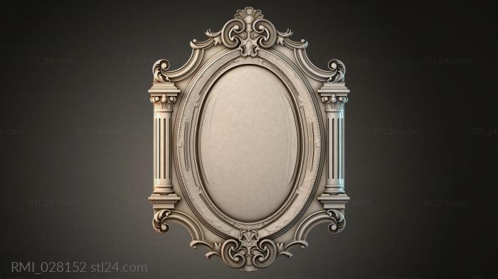 Рамы декоративные, обрамления (RMI_028152) 3D модель для ЧПУ станка