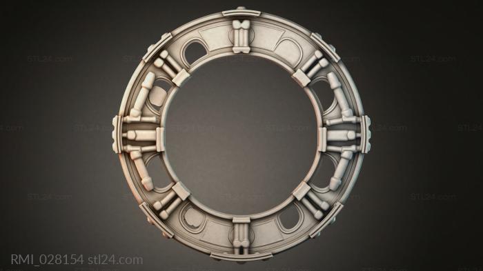 Рамы декоративные, обрамления (RMI_028154) 3D модель для ЧПУ станка
