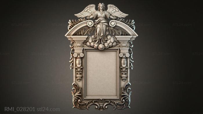 Рамы декоративные, обрамления (RMI_028201) 3D модель для ЧПУ станка
